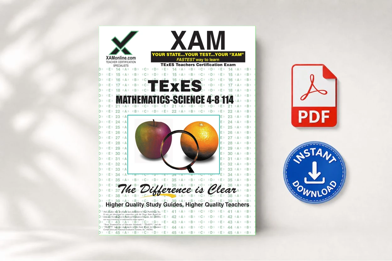 TExES Mathematics-Science 4-8 114 Teacher Certification Test Prep Study Guide, 2nd Edition